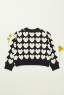 SWEATER C/R M/L HEART