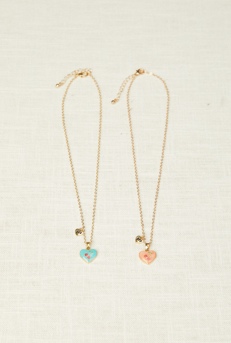 SET COLLARES TWO HEARTS