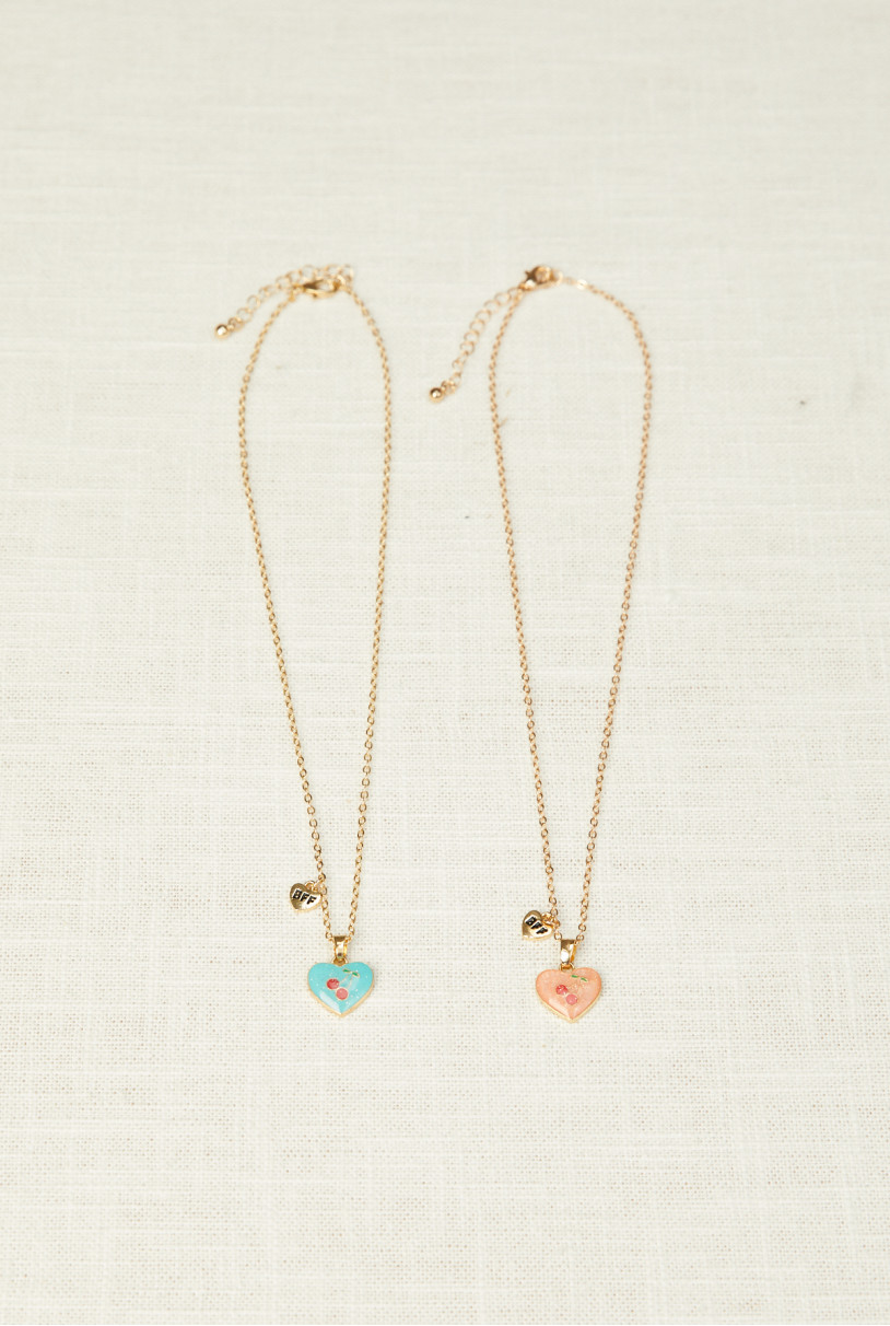 SET COLLARES TWO HEARTS