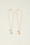 SET COLLARES TWO HEARTS