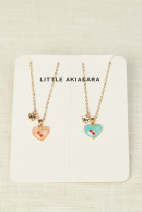 SET COLLARES TWO HEARTS