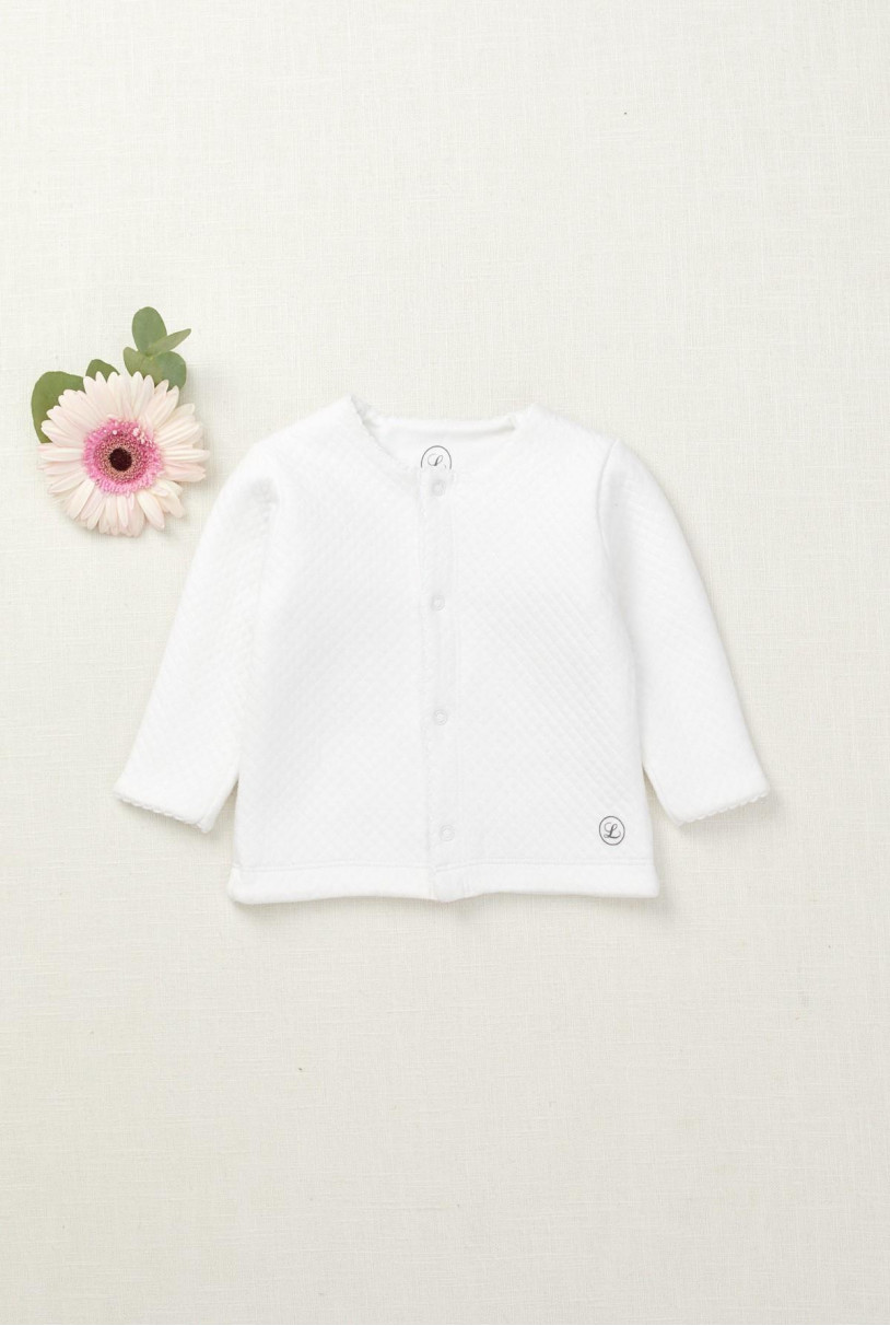 CARDIGAN MATELASSE COTTON